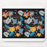 fall print mouse pad