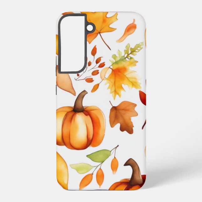 Fall Print Samsung Galaxy Case (Back)