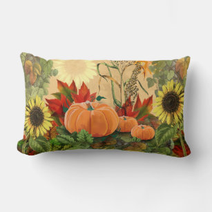 4pcs Fall Decor Pillow Covers Farm Pumpkin Truck Sunflower Throw