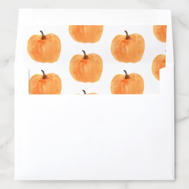 Fall Pumpkin Autumn Envelope Liner (In Envelope)