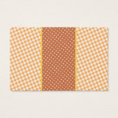 Fall Pumpkin Baby Shower Book Request Card (Back)