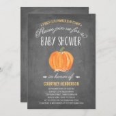 Fall Pumpkin | Baby Shower Invitation (Front/Back)