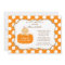 Fall Pumpkin Baby Shower Invitation Girl