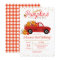Fall Pumpkin Birthday Invitation autumn