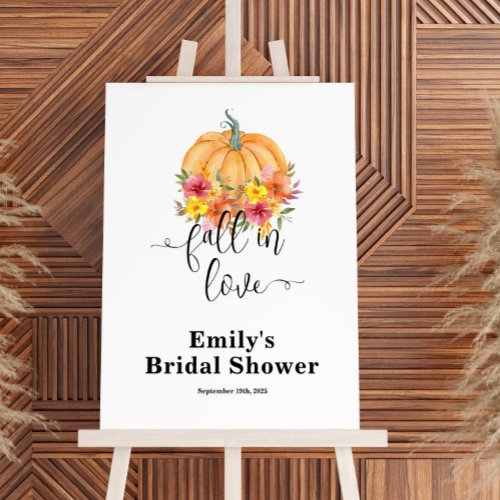 Fall Pumpkin Bridal Shower  Foam Board
