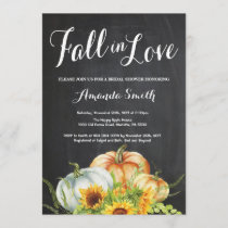 Fall Pumpkin Bridal Shower invitation