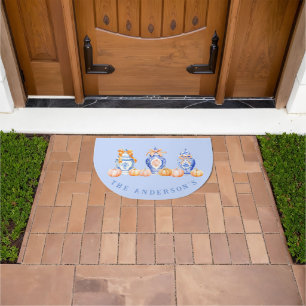 Fall Pumpkin Chinoiserie Ginger Jar Doormat