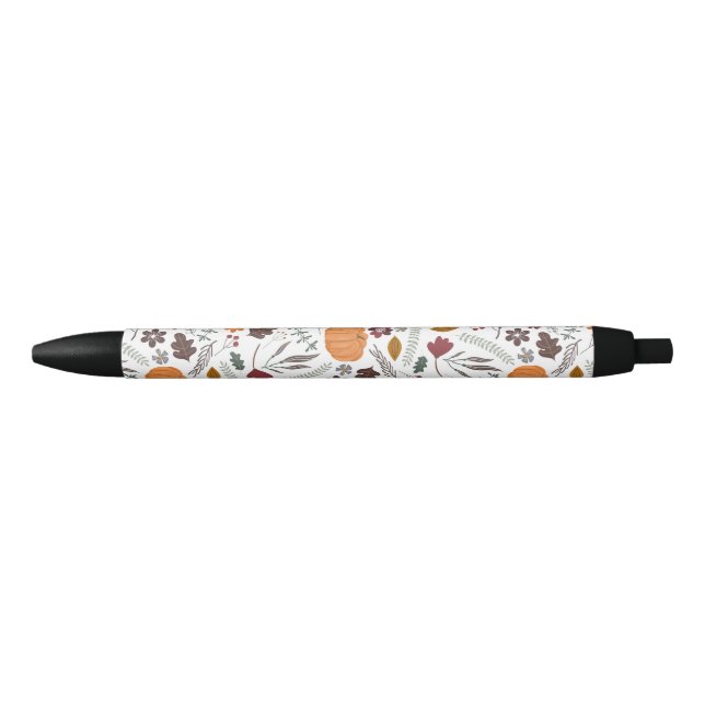 Fall pumpkin contemporary graphic pattern pen (Front)
