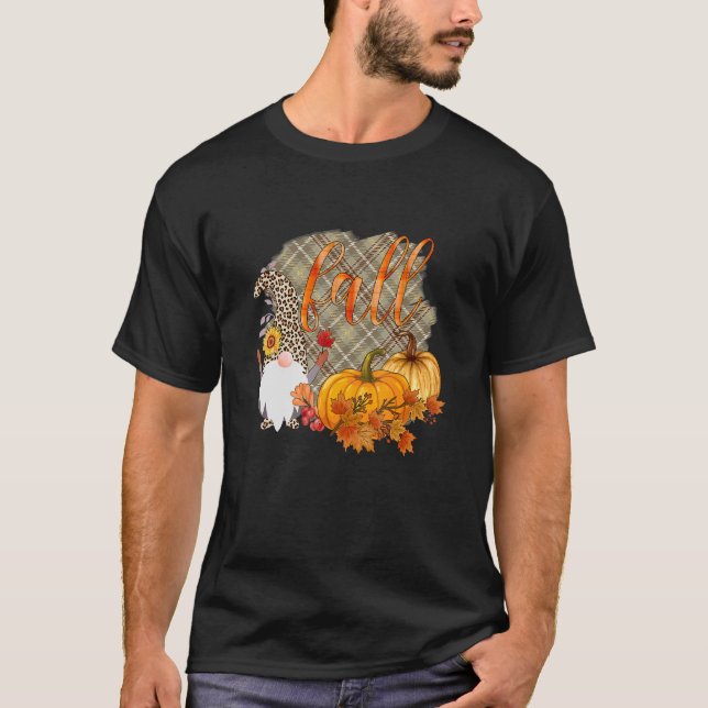 Fall Pumpkin Fall Autumn Thankful Pumpkin Season C T-Shirt (Front)