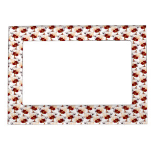 Fall Pumpkin Field  Magnetic Frame