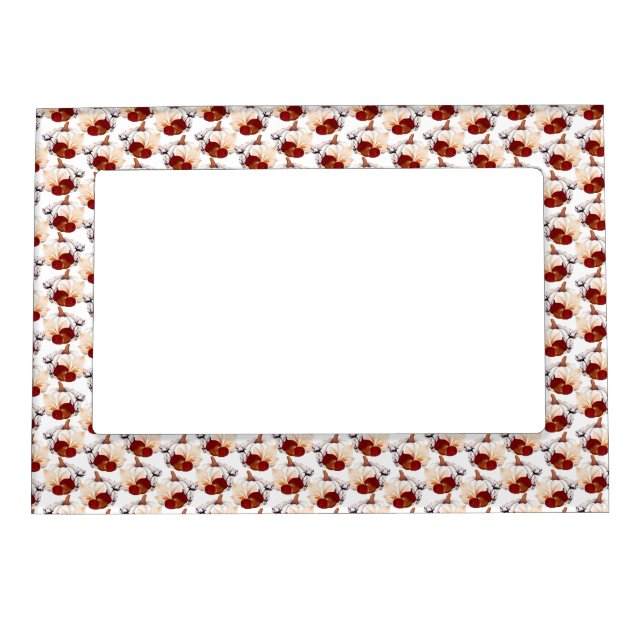 Fall Pumpkin Field  Magnetic Frame (Front)