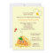 Fall Pumpkin GIRL Baby Shower Invitation Cream
