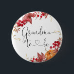 Fall pumpkin Grandma to be Button<br><div class="desc">Fall pumpkin Grandma to be Button
Matching items available.</div>