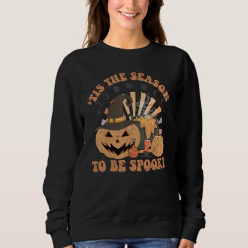 Fall Pumpkin Halloween Costume Tis The Season To B Sweatshirt