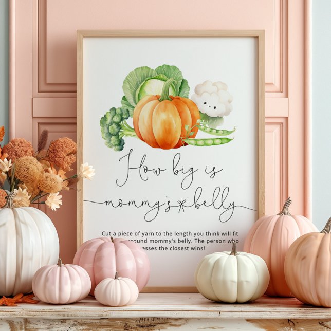 Fall pumpkin how big is mommy's belly game poster (Creator Uploaded)