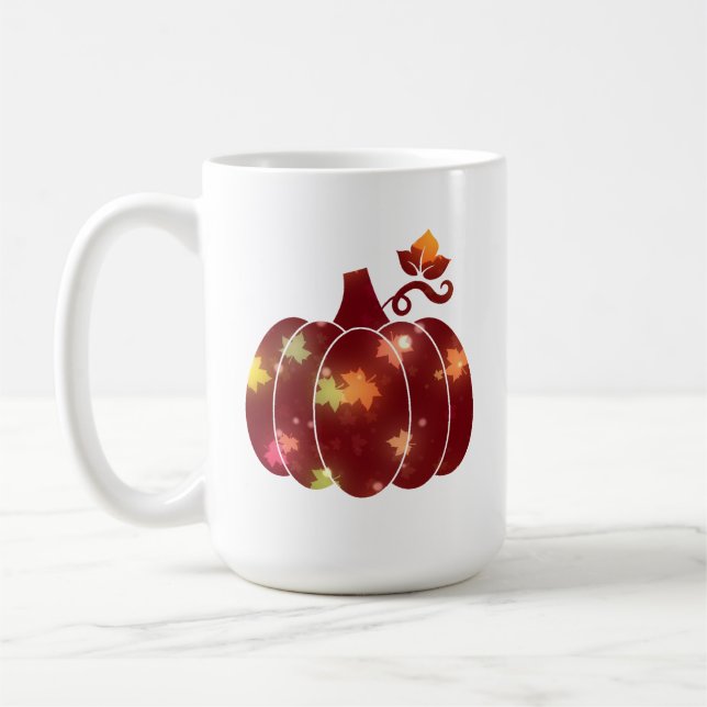 Fall Pumpkin Latte Mug (Left)