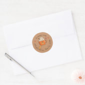 Fall Pumpkin Latte Mug Return Address Stickers (Envelope)