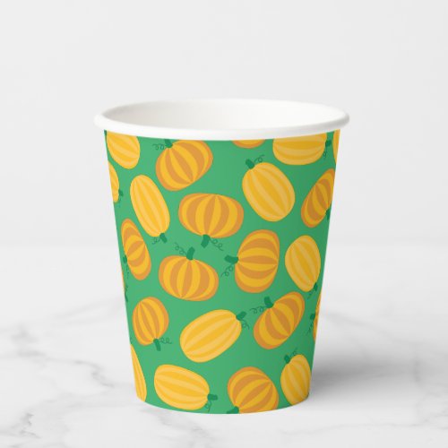 Fall Pumpkin Patch 1st Birthday Party Kids Paper Cups