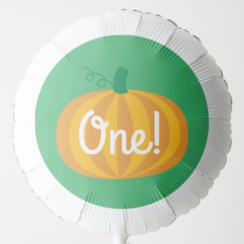 Fall Pumpkin Patch 1st Birthday Party Theme Balloon