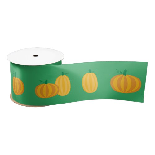 Fall Pumpkin Patch 1st Birthday Party Theme Satin Ribbon