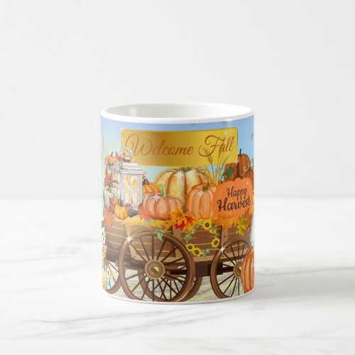 Fall Pumpkin Patch Mug Autumn Coffee Mug