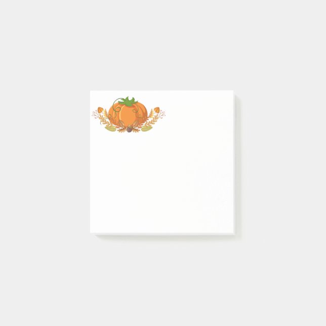 Fall Pumpkin Post Notes (Front)