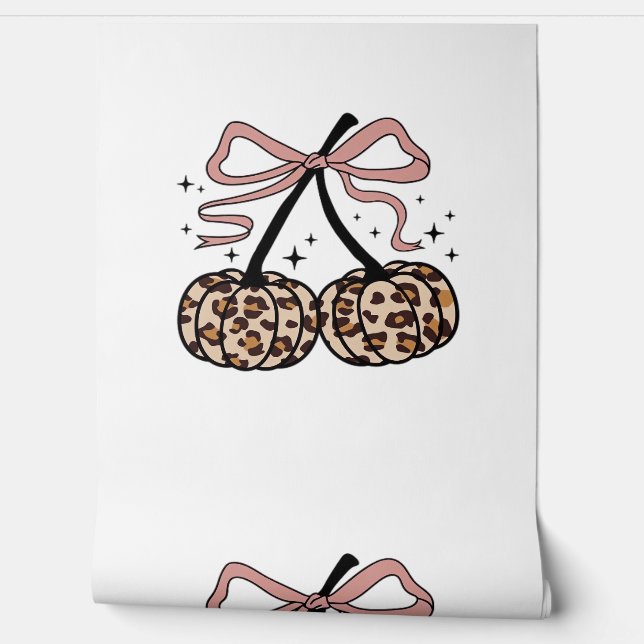 Fall Pumpkin, Pumpkin Cherries, Leopard Pumpkin, P Wallpaper (Unrolling)