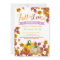 Fall Pumpkin Purple Girl Baby Shower invitation