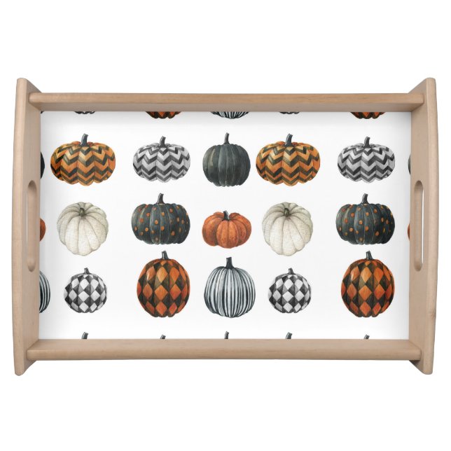 Fall Pumpkin Serving Tray  (Front)