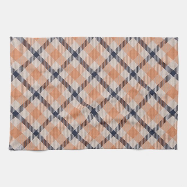 Fall pumpkin spice autumn pumpkins Thanksgiving Ha Kitchen Towel (Horizontal)