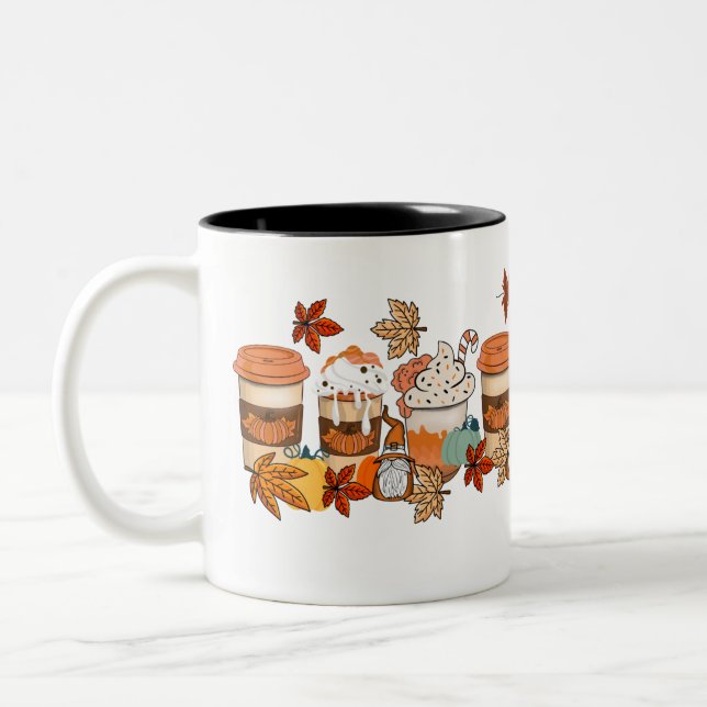 Fall Pumpkin Spice Latte mug (Left)