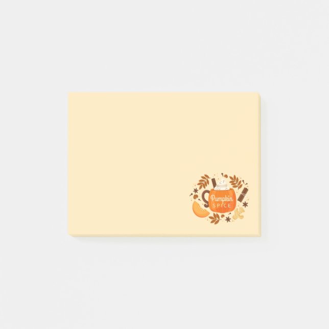 Fall Pumpkin Spice Notes (Front)