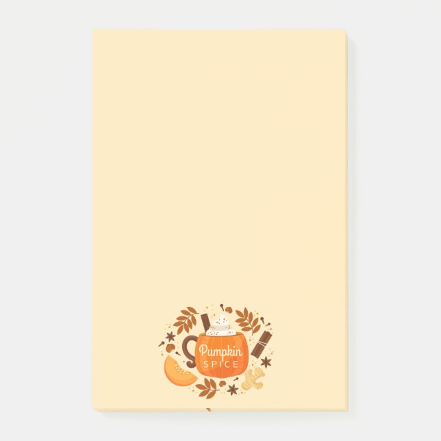 Fall Pumpkin Spice Notes (Front)