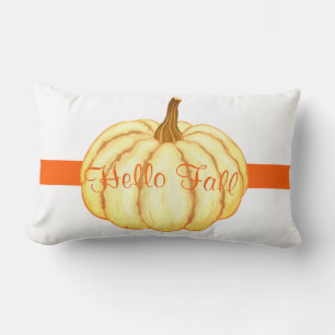 Fall Pumpkin Throw Pillow