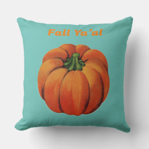 Fall Pumpkin Throw Pillow, Fall Pumpkin Pillow, Throw Pillow