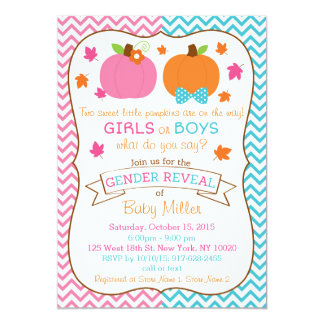 Twin Gender Reveal Party Invitations 5