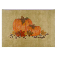 Fall Pumpkins Cutting Board