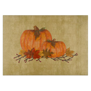 Fall Pumpkins Cutting Board