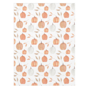Fall Pumpkins & Leaves Tablecloth