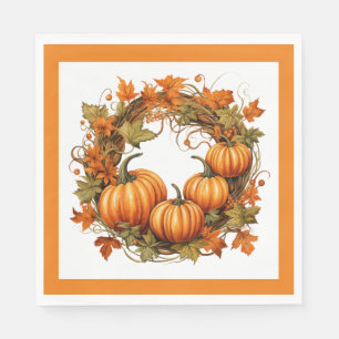 Fall Pumpkins Napkins