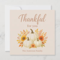 Fall Pumpkins & Sunflowers | Elegant Thanksgiving