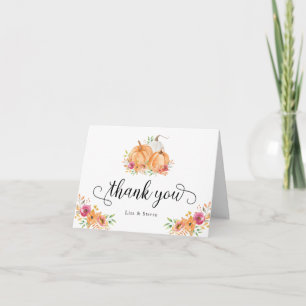 Fall Pumpkins Thank You Cards