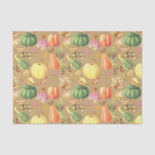 Fall pumpkins tissue paper