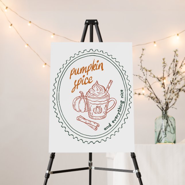 Fall Quote  Foam Board (In Situ (Stand))