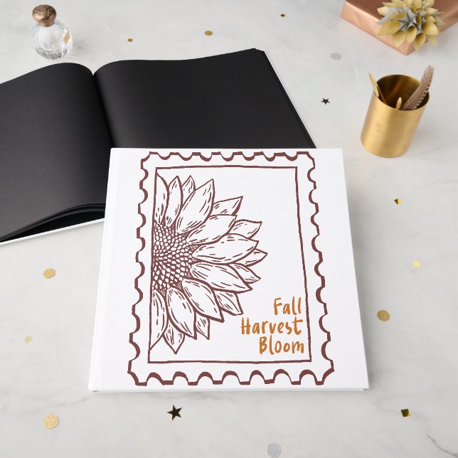 Fall Quote  Guest Book (Front Open)