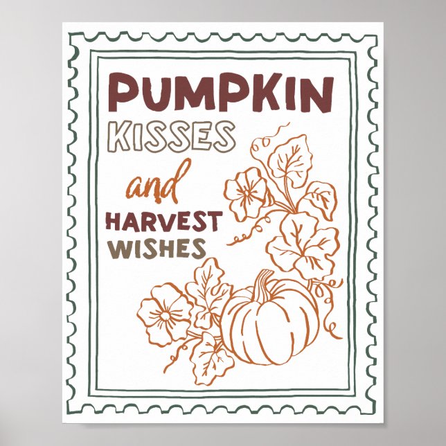 Fall Quote  Poster (Front)