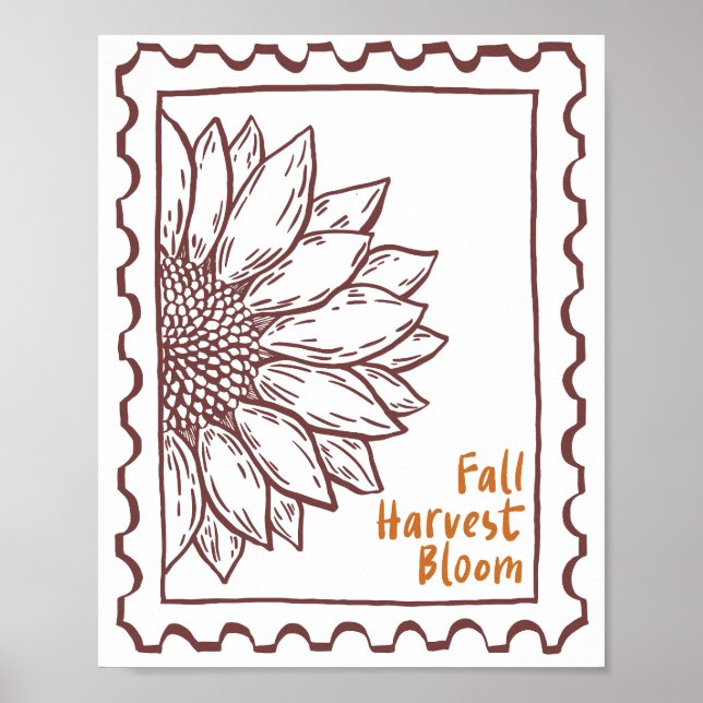 Fall Quote  Poster (Front)