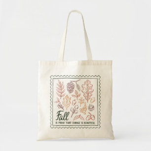 Fall Quote Tote Bag