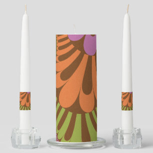 Fall Rainbow Loop Unity Candle Set