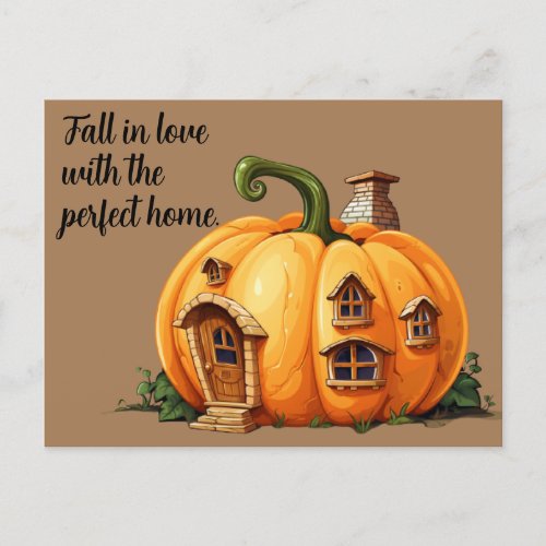 Fall Real Estate Marketing Postcard
